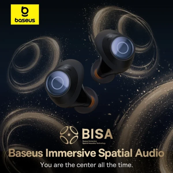 Baseus Bowie MA10 _4 Baseus Bowie MA10 PRO ANC Wireless Earphone Bluetooth 5.3 48dB Noise Cancelling IPX6 Waterproof