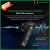 Black Shark Lucifer T6_1 Black Shark Lucifer T6 TWS Earbuds Bluetooth 5.2 Gaming Wireless Earphones 35ms Ultra-Low Latency I Dual Operation Modes