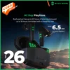 Black Shark Lucifer T6_2 Black Shark Lucifer T6 TWS Earbuds Bluetooth 5.2 Gaming Wireless Earphones 35ms Ultra-Low Latency I Dual Operation Modes